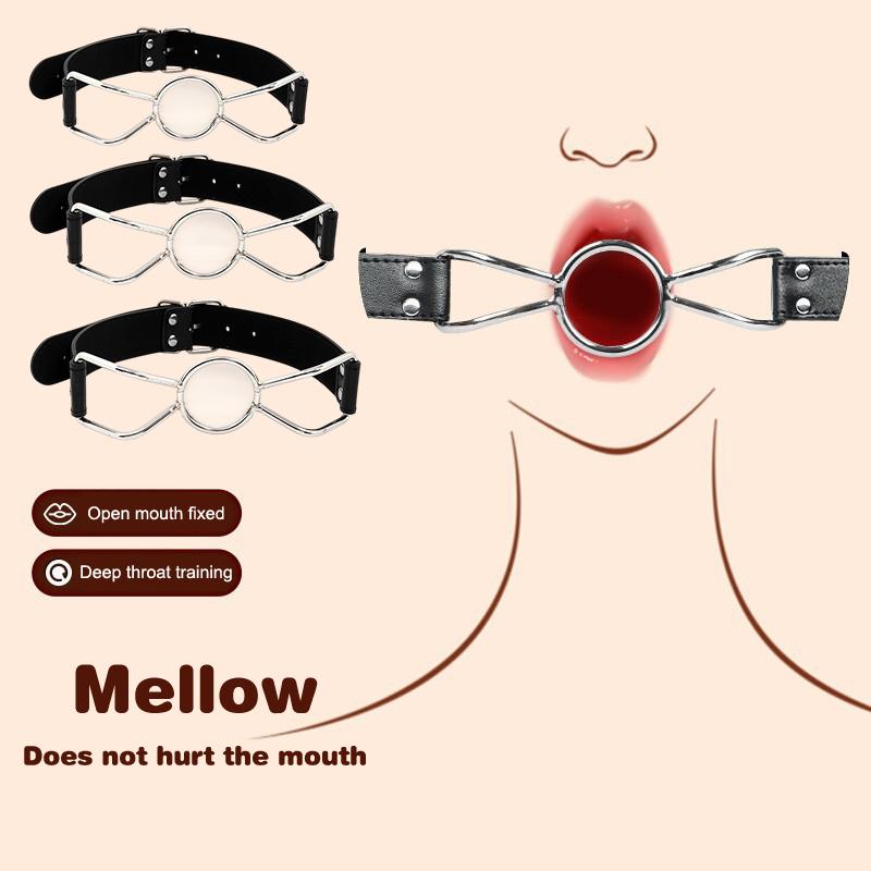 Bondage Restraints Couples Sex Product 18+ Oral Sex Mouth Gags Toys BDSM Ring Gags Open Mouth Adult Game Erotic Toys Accessories