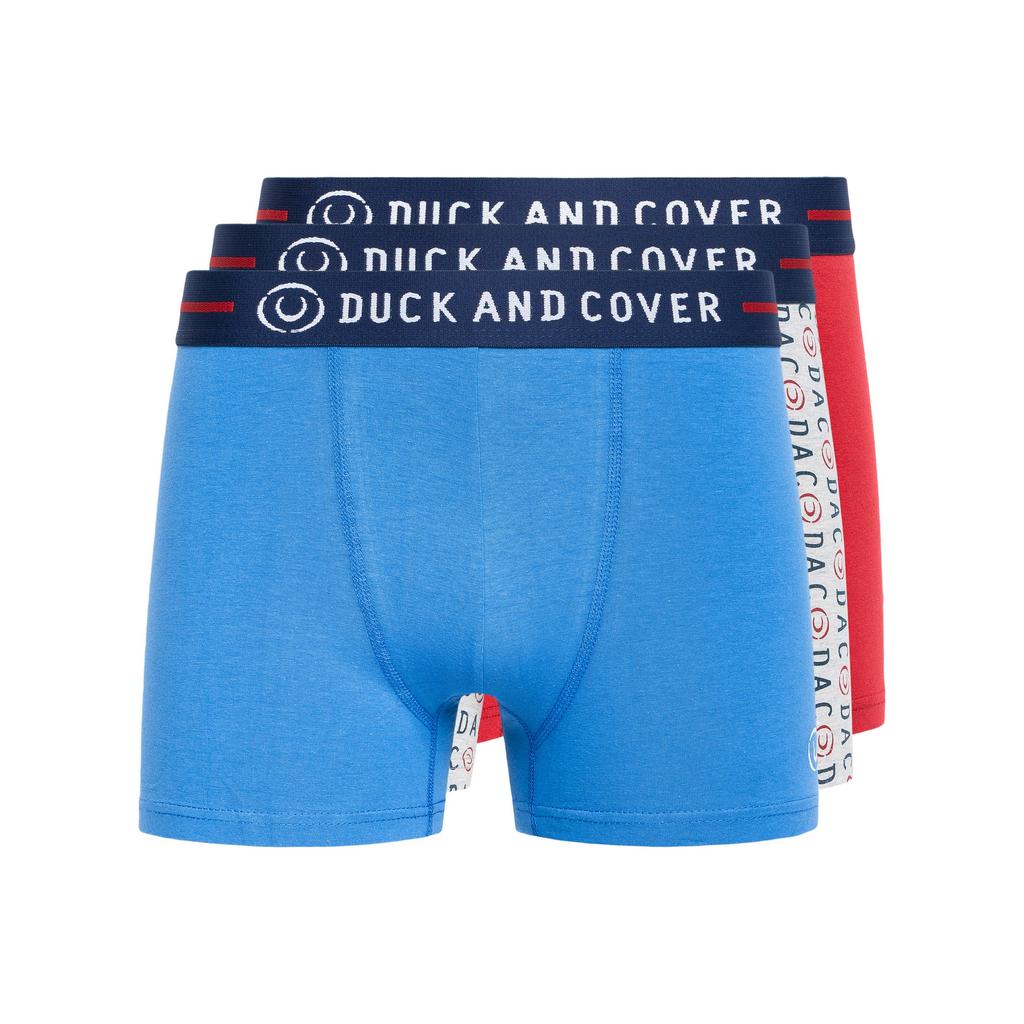Duck and Cover Mens Stamper Boxer Shorts (Pack of 3)
