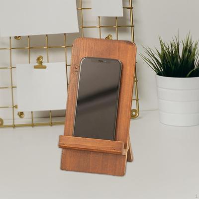 Holz Handy Tablet Display Stand Handy Anti Slip Smartphone Halter 11x 7,5x22,5 cm für