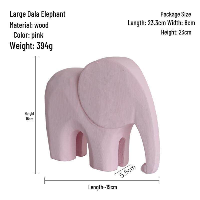 Adorno de Caballo de Madera Estilo Nórdico Morandi para Decoración de Hogar, Oficina o Sala de Estar