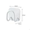 2 Pieces Adhesives Hooks Soap Cloth Hanger Scarf Rack Sponge Holder Wall Hangers for Home Shower