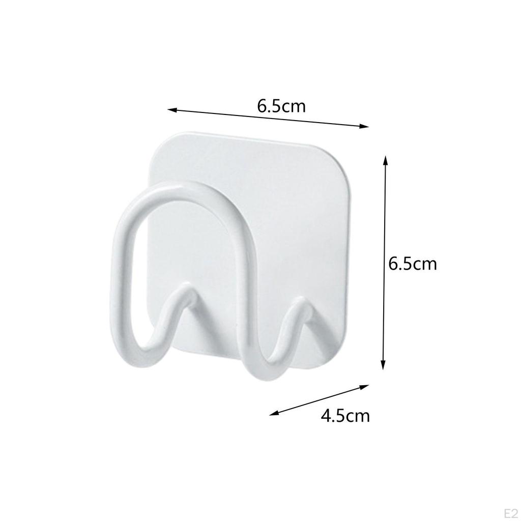 2 Pieces Adhesives Hooks Soap Cloth Hanger Scarf Rack Sponge Holder Wall Hangers for Home Shower