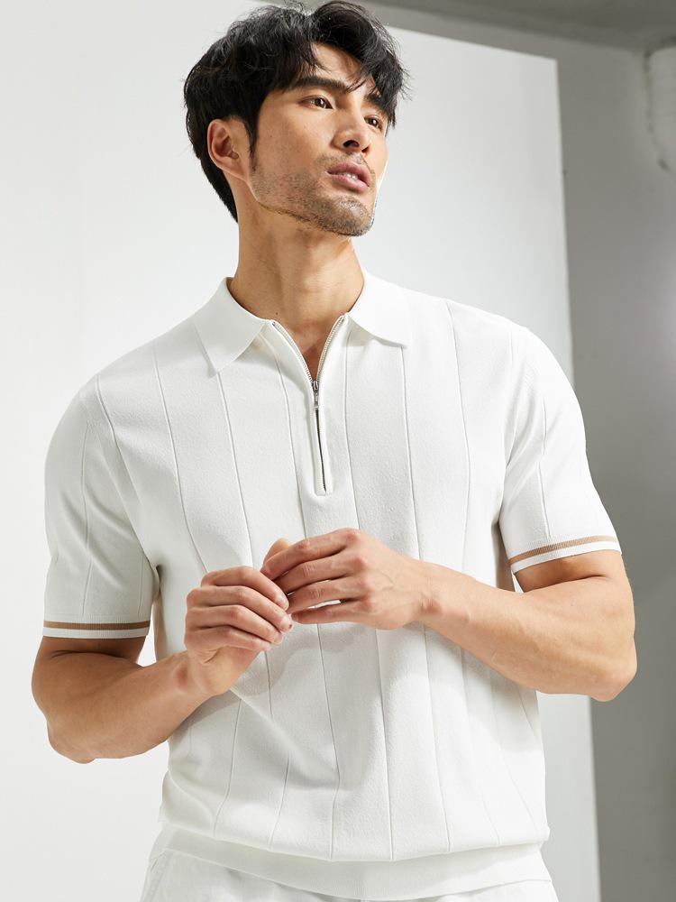 Men's Summer 2023 Breathable Anti-Wrinkle Short-Sleeve Polo Shirt