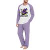 Men's Long Sleeve Pajama Set - Two Piece Comfortable Sleepwear for Nighttime and Lounging