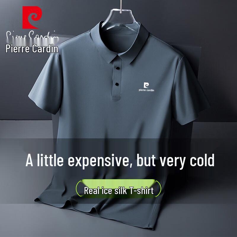 Pierre Cardin Men's Ice Silk Polo T-Shirt
