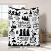 Halloween Festive Atmosphere Digital-printed Polyester Velvet Flannel Cover Blanket Fleece Soft Sofa Cover Blankets for Beds