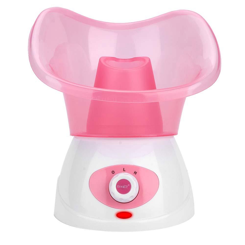 

Профессиональный отпариватель для лица, распылитель для лица, инструмент для SPA для кожи, сужает поры, отбеливание, розовый EU Plug