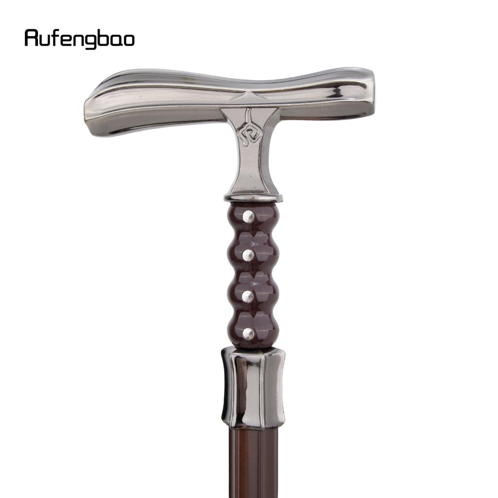 Silver Flower Walking Stick Decorative Vampire Cospaly Vintage Party Fashionable Walking Cane Halloween Crosier 93cm