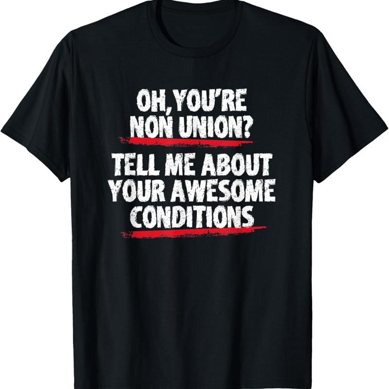 Activiste d organisateur d Union pour le t-shirt du travailleur S