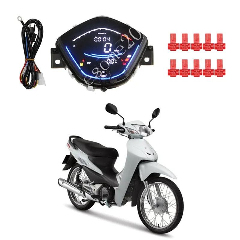 Для Honda Wave110i Wave110rs 110Rs Wave110 ЦИФРОВОЙ ПРИБОРНАЯ ПАНЕЛЬ Мотоциклетный спидометр Полный ЖК-дисплей в сборе