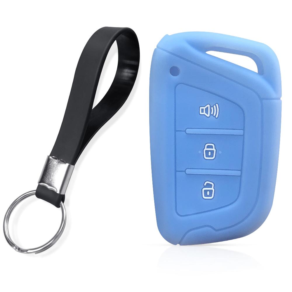 Silicone Car Key Case Keychain Holder Key Cover Fob For JAC JS4 J7 E-JS4 S2 S3 S4 S5 S7 JIAYUE A5 X4 X7 IC5 IEV T50 T8 Refine M6