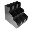 Cup and Lid Organizer 9 Compartment Stainless Steel Verticle Coffee Cup Dispenser and Lid Holder