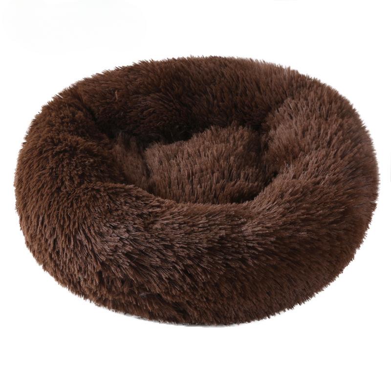 Pet Supplies Plush Winter Round Dog Mat