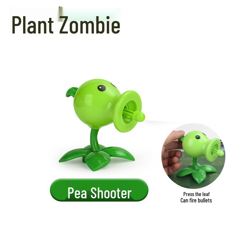 Plants vs. Zombies Toy Set: Machine Bug, Football Gun, Pea Pod, Carnivorous Plant Models