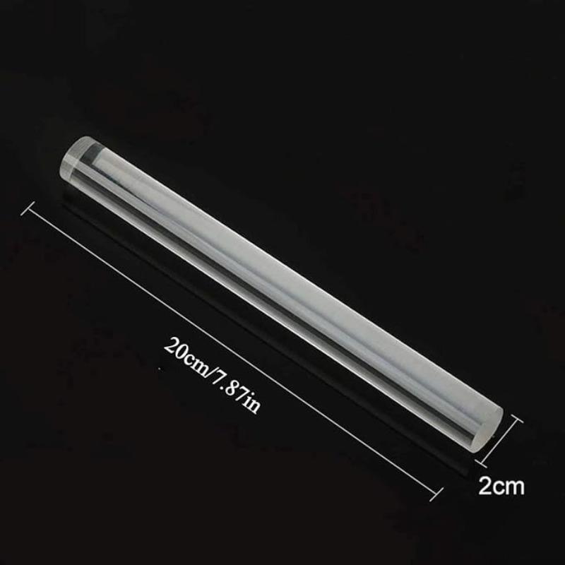 Solid Acrylic Clay Roller for Polymer Clay Art Modeling Tools DIY Craft Non-Stick Surface Ultra Smooth Easy Clean Pottery Making solid stick