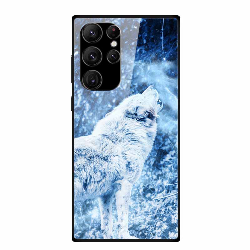Tempered Glass Hard Case for Samsung Galaxy S25 Ultra 5G Phone Cover Protective For Galaxy S25 Ultra Fundas Fashion Cover Shells Galaxy S25 Ultra