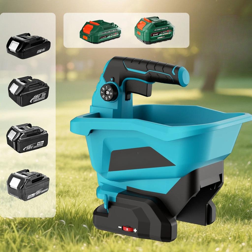 Cordless Handheld Spreader Portable Grass Seed Electric Spreader Small Automatic Fertilizer Applicator