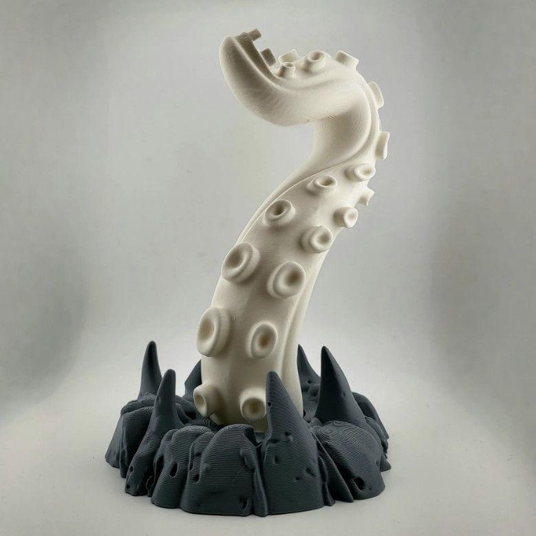

Cthulhu Style Octopus Tentacles Universal Headphone Hanger 3D Printed Esports Desktop Stand Home Decor Ornaments серый