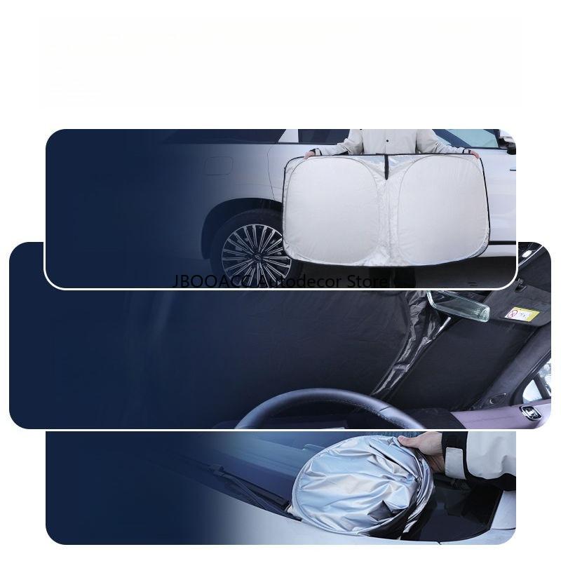 For Geely Zeekr 7X 2025 Car Windshield Sunshade Cover Anti UV Protection Foldable Accessories Auto Window Visor Shield Cover