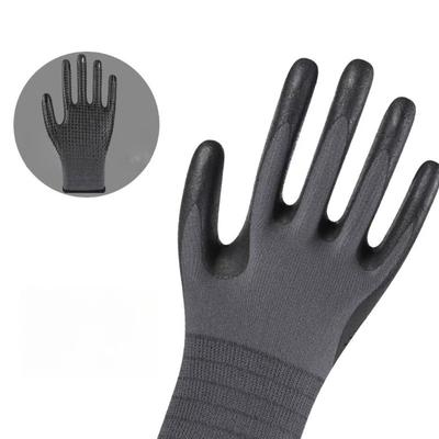 13-needle Nylon Nitrile Foam Dot Bead Gloves Are Wear-resistant, Oil-resistant, Anti-slip, Comfortable and Breathable
