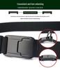 Men's Elastic Tactical Belt with Aluminum Buckle for Outdoor and Casual Wear