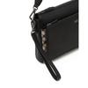 Daks Black Cowhide Crossbody Bag With Logo Decoration Dbba6f112bk