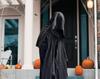 Ghost costume, Witch Dementors Cloak, Wizard Cape, medieval cape, Hooded fantasy cloak, Sith cloak, elven cloak, long cape, Dark Knight
