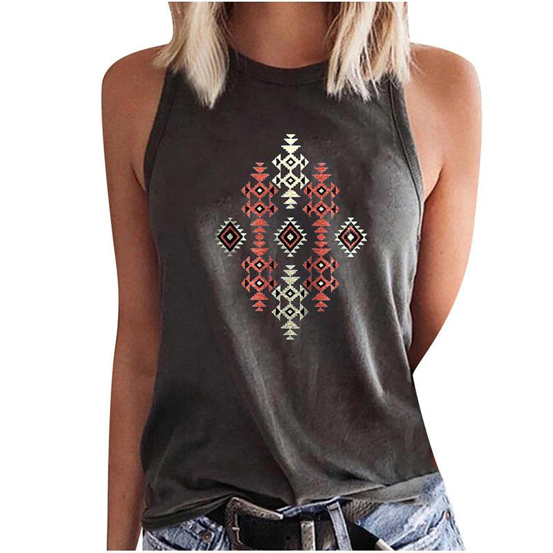 Women's Dragonfly and Dandelion Printed Sleeveless T-shirt, Y2K Street Clothing, Off Shoulder Tank Top, Sexy Sleeveless Girl's T-shirt