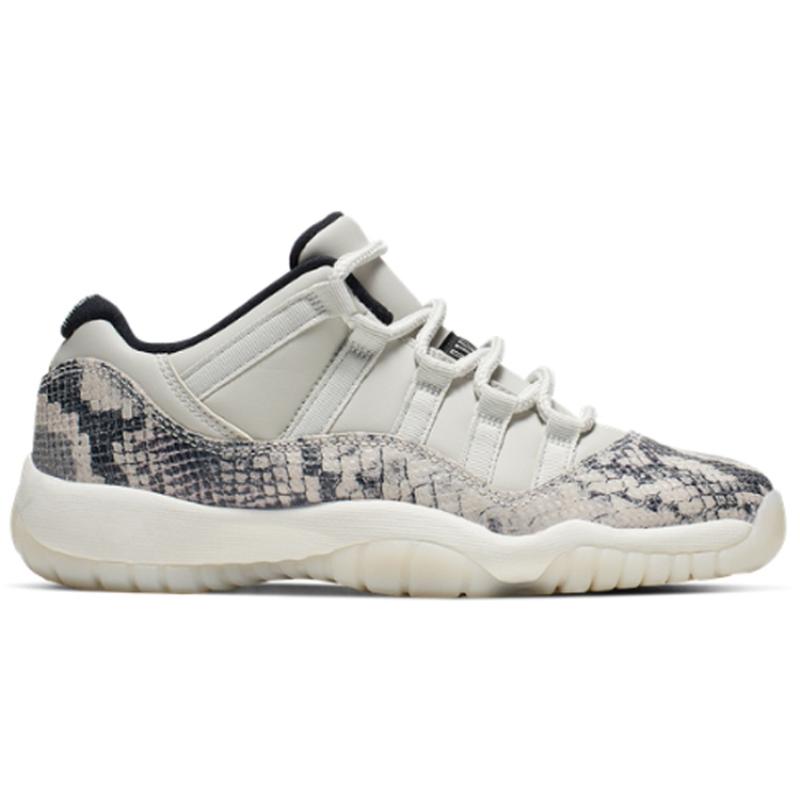 Jordan 11 Retro Low 'Snake Light Bone' GS Jordan CD6847-002