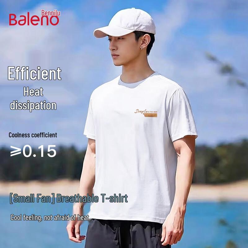 

Baleno Men s Quick Dry Ice Silk Mesh T-Shirt 4XL