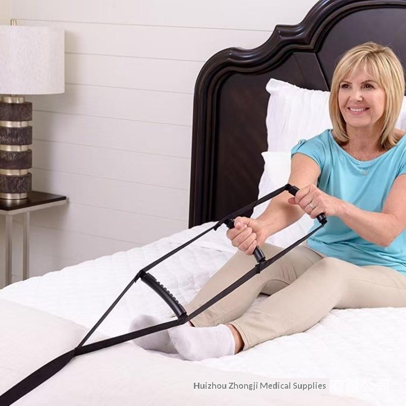 New Elderly Get Up Aid Disabled Get Up Ladder Assist Belt Adjustabe Bed Assist Strap With Handrails Pull Up Sit Up Wake Up Rope