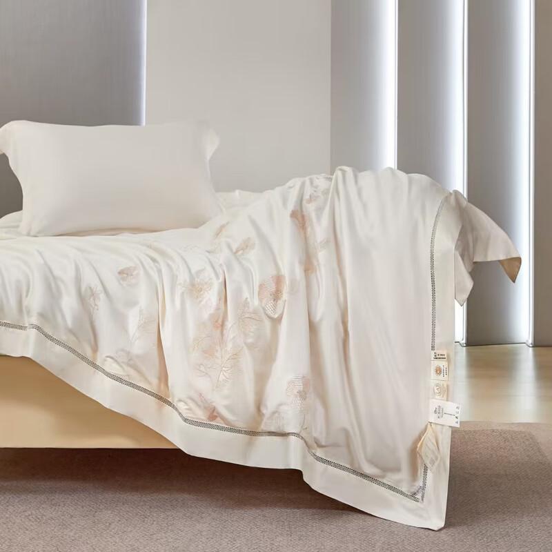 ZMNXG Luxury Embroidered Mulberry Silk Quilt