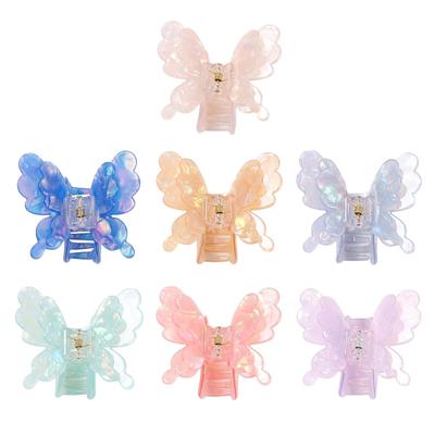 Hair Claw Clips Princess Theme Hair Jaw Clamps Cute Butterfly Hair Catch Barrettes Strong Hold Hairpin for Girls