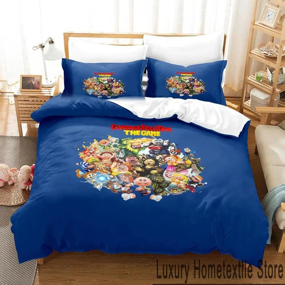 3D Tisk Povlečení Garbage Pail Kids Chlapci Dívky Velikost Twin Queen King Přikrývka Polštářový povlak Postel chlapci Dospělý