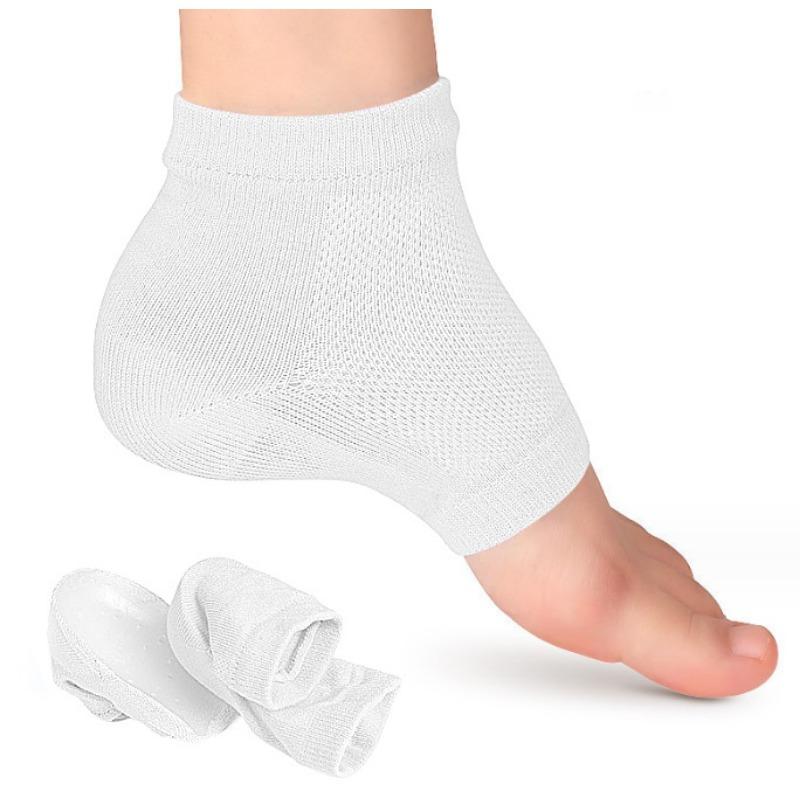 

Внутренние носочные подкладкиМужские и женские накладки на пятку Спортивные противоскользящие подкладки Бионические утолщенные носочные внутренние подкладки для увеличения роста 2.5cm белый