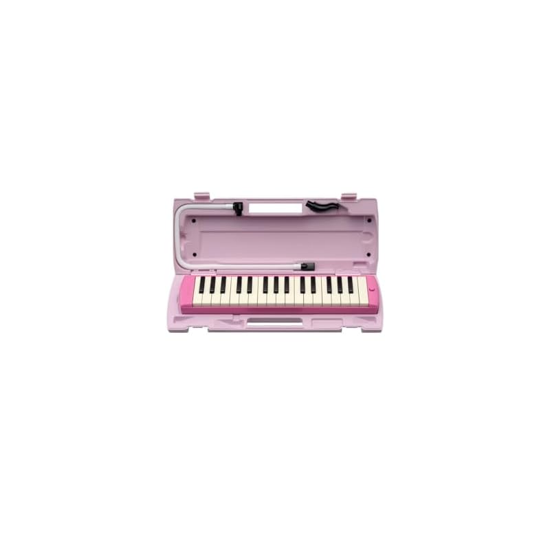 Yamaha PIANICA 32-key Keyboard Harmonica, Pink, P-32EP. Designed with Children's Ease of Use In Mind. Includes a Matching Colored Plastic Hard Case.