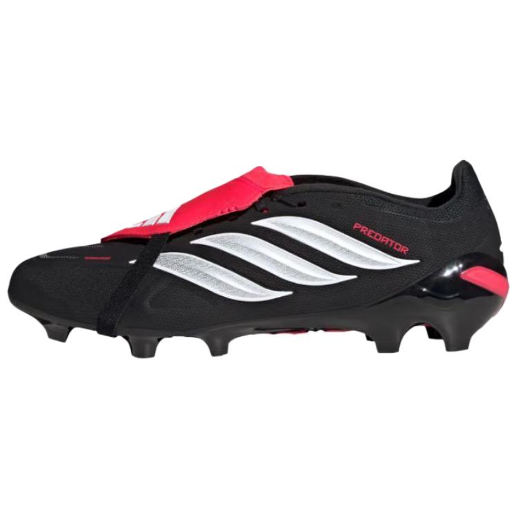 adidas Predator League Fold Over Tongue FG Core Black Cloud White Lucid Red Unisex Sneakers JS0425 40