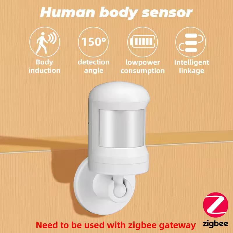 Tuya Zigbee PIR Motion Sensor Smart Home Human Body Infrared Detector Security  Life Works With Alexa Google