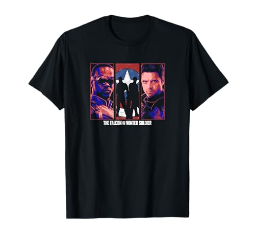 Marvel Falcon and Winter Soldier Panel T-Shirt