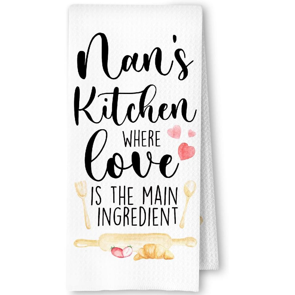 Best Mom Gifts Kitchen Towels, Mother's Day Birthday Gifts for Mom Dish Tea Towels for Kitchen, Mother Gift from Daughter Son Decorative Hand Towels,