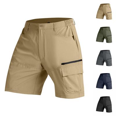 Pantalones de Trabajo Elásticos Ripstop para Hombre, Peto Impermeable Ligero Elástico, Ajuste Regular, Pantalones Utilitarios