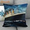 Custom Titanic Tv Pillowcase 45X45Cm Wedding Decorative Pillow Cover Eco-Friendly Cotton Linen Fabric Pillow Case