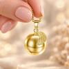 Umstandsbola mit doppeltem Kugelanhänger und goldenem Engelsflügel