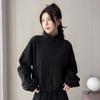 Women's 2024 Double-Sided Fleece Tracksuit: Cozy Yoga Jacket & Casual Warm Pants for Autumn/Winter Fitness.