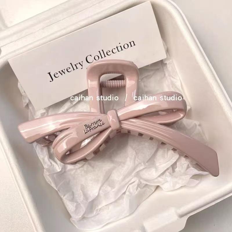 Acrylic Wave Grab Clip for Women 2025 New High-end Hair Clip Large Hair Volume Large Shark Clip Back of the Head Clip