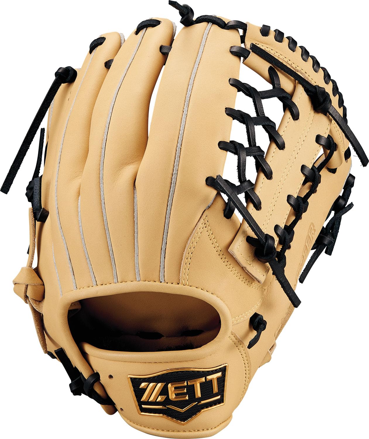 

ZETT Soft Steer Baseball Pastel Brown x Black Size 5 Glove, All-Around, Left-Handed Throw, (3219), (BRGB35530F)