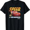 Disney Pixar Cars Lightning McQueen Speed I Am Speed T-Shirt