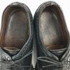 60s-70s Vintage HANOVER Long Wingtip Black Size 10B/AA 26.5-27.5cm Men's(USED)