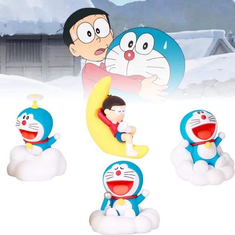 Adorable Pvc Doraemon Night Sky Series Blind Box Figure For Collectors And Fans