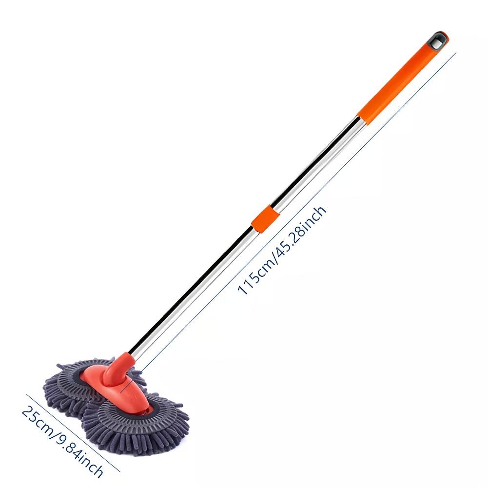 

Двойная головка для мытья автомобиля, щетка для мытья, телескопическая длинная ручка, шенилловая швабра для мытья, выдвижная щетка для мытья автомобиля, инструменты для чистки автомобиля серый